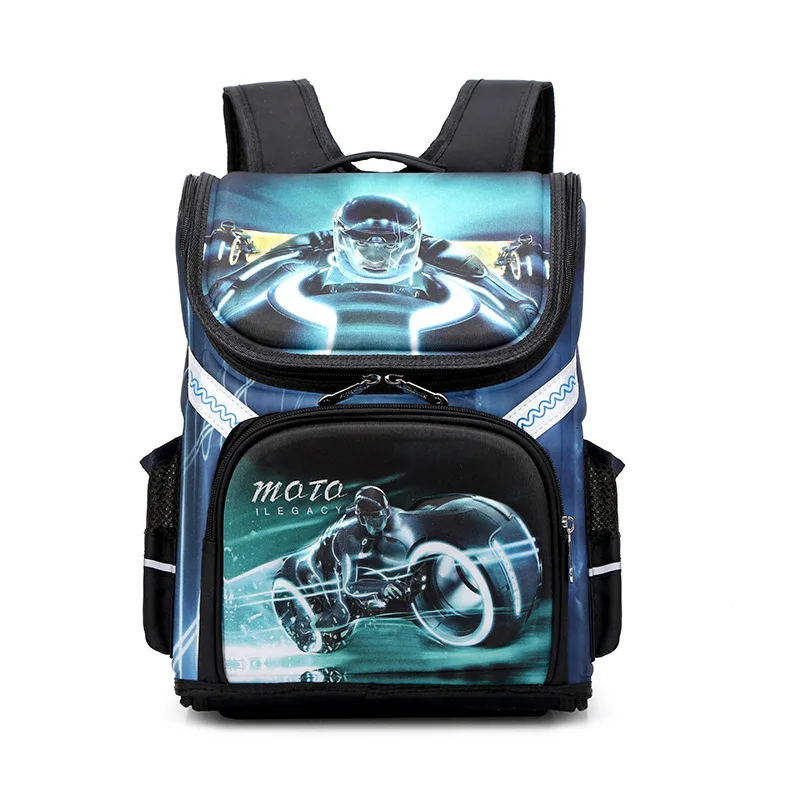 Рюкзак для мальчиков 1-3 классов, с 3D-принтом в виде машины