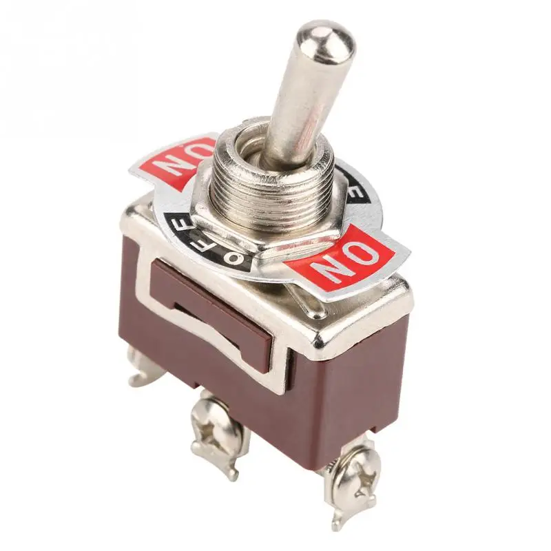 5Pcs/Lot ON-OFF-ON 3 Position Toggle Switch Pin 12mm 15A 250VAC Power Button New | Обустройство дома