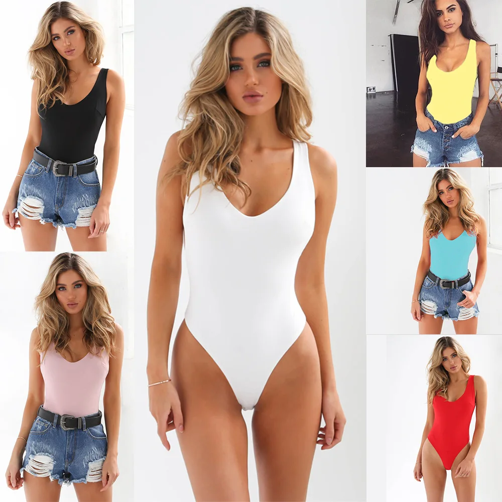 

2021 Women Sexy Enteritos Mujer Verano Backless Bandage Jumpsuits Coveralls Jumpsuit Bodysuit Women Bodys Para Mujer De Vestir