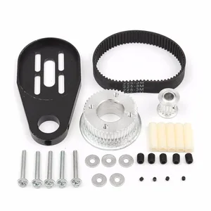 Детали для электрического скейтборда, комплект с ремнем привода и креплением двигателя для колес 80 мм, аксессуары