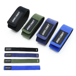 Галстук для удочки многоразовый, черного и синего цвета, 24 х3 см, 2 шт.