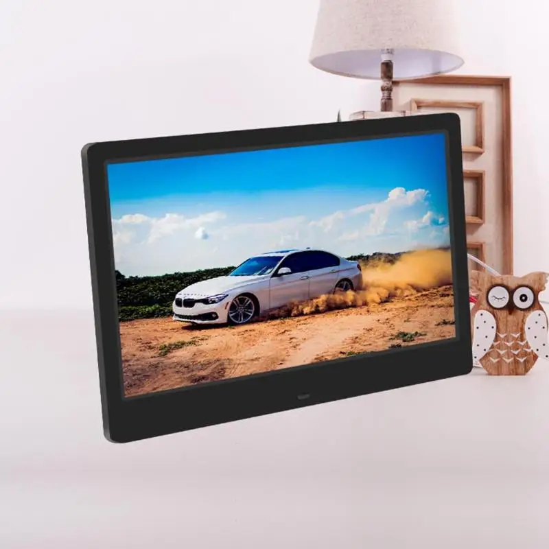 12 5 дюймов TFT LCD экран Цифровая фоторамка 1366X768 будильник Palyer|Цифровые фоторамки| |