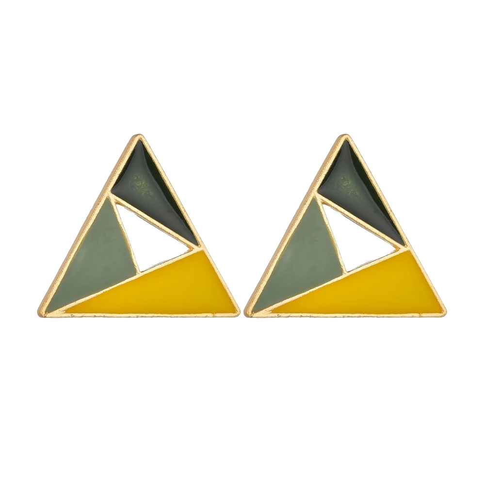 Новое поступление 2019 геометрические серьги MESTLO разноцветные полимерные полые