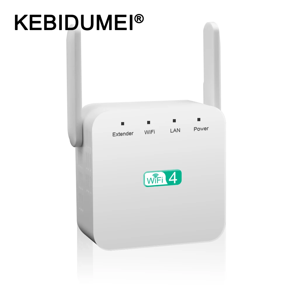 

KEBIDUMEI Wireless WiFi Repeater WiFi Router 300Mbps WIFI Signal Boosters Network Amplifier Repeater Extender WIFI Ap Wps Router