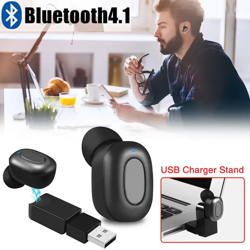 Bluetooth беспроводные наушники Мини Бас ультра маленькие невидимые капли