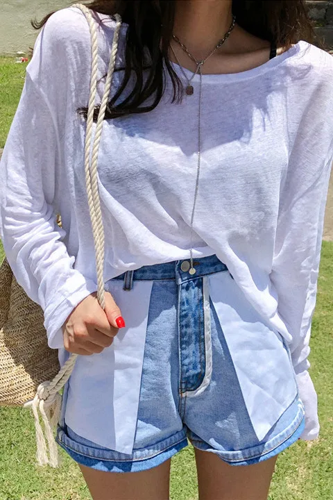 Streetwear Summer Women Denim Shorts 2019 New Arrival High Waist Wide Leg Jeans Blue Short Femme hot jeans |