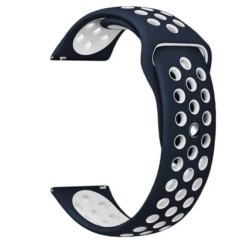 Силиконовый ремешок для часов Samsung Gear S3 S2 sport Frontier Classic galaxy Watch Band 20 мм сменный