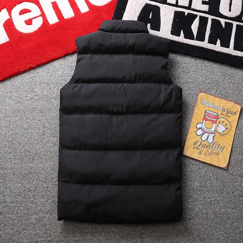 2019 мужской жилет Весна Slim Fit без рукавов куртка осень Повседневный Человек Плюс
