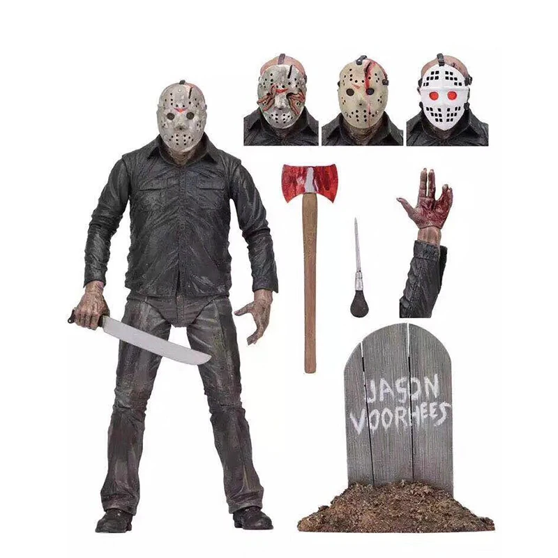 Neca пятница 13th часть 5 новое начало Джейсон Действие ПВХ Рисунок модель куклы 18 см 7
