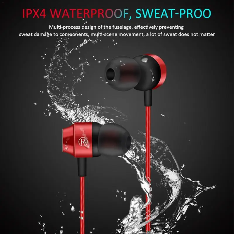 Binaural Bluetooth 4.1 Headphones In - Ear Magnetic Suspension Charging Headset Suctio | Электроника