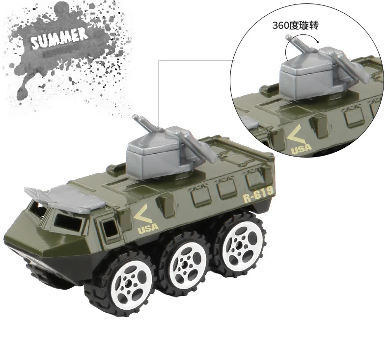 1:50 военная модель из сплава и АБС-пластика симулятор автомобиля танк гоночный