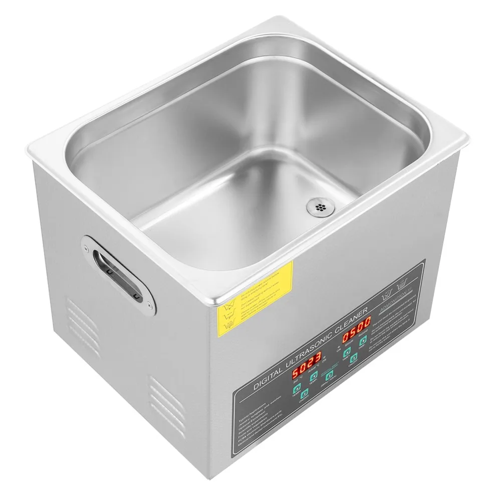 Механический Ультразвуковой очиститель из нержавеющей стали 3L/6L/10L для ванны с