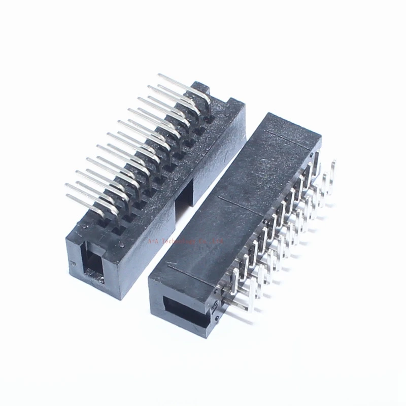 10 шт. DC3-20P 2 54 мм Шаг JTAG ISP разъем правый угол idc коробки заголовки PCB двухрядный 2x10PIN