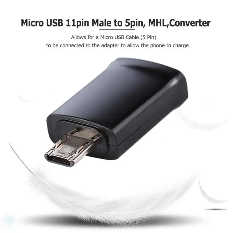 Микро USB 11pin папа к 5pin мама адаптер MHL конвертер Разъем для Samsung Galaxy S2 S3 S4 I9500