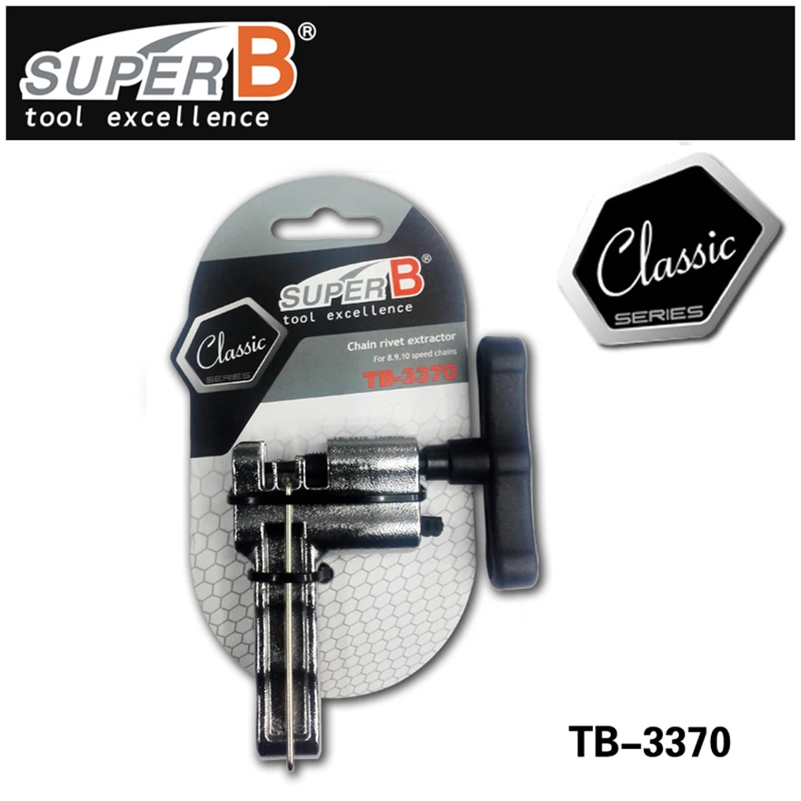 Экстрактор цепных заклепок Super B TB 3370 для скоростных цепей 8 9 и 10 с крючком цепи