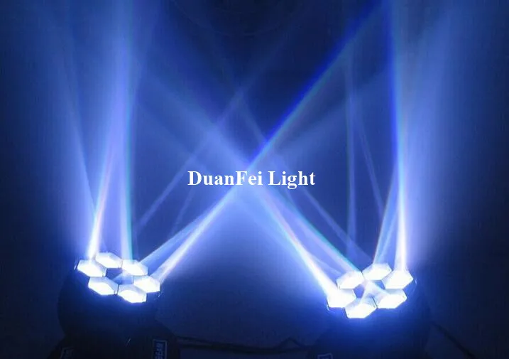 8 шт. 6x15 Вт bee eye moving head beam dmx led rgbw 4в1 lyre b eye|Эффект освещения сцены| |