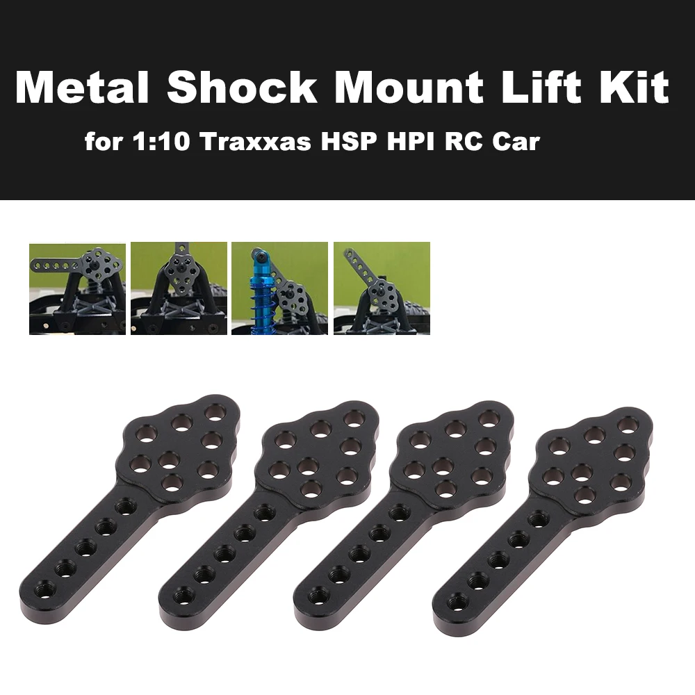 4 шт. металлическое ударное Крепление-подъемник для 1:10 Traxxas HSP Redcat Tamiya RC4WD Axial SCX10 D90
