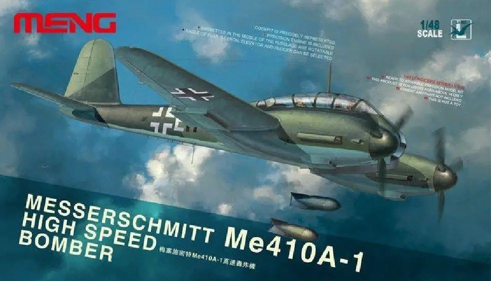 Meng 1/48 LS 003 Me 410A 1 Messerschmitt модель высокоскоростного бомбера|Наборы для сборки