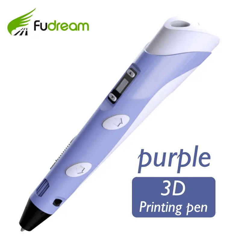 Fudream 2nd 3d ручка Подарочная с 3 цветами всего 9 м нити для детской печати|3D ручки| |
