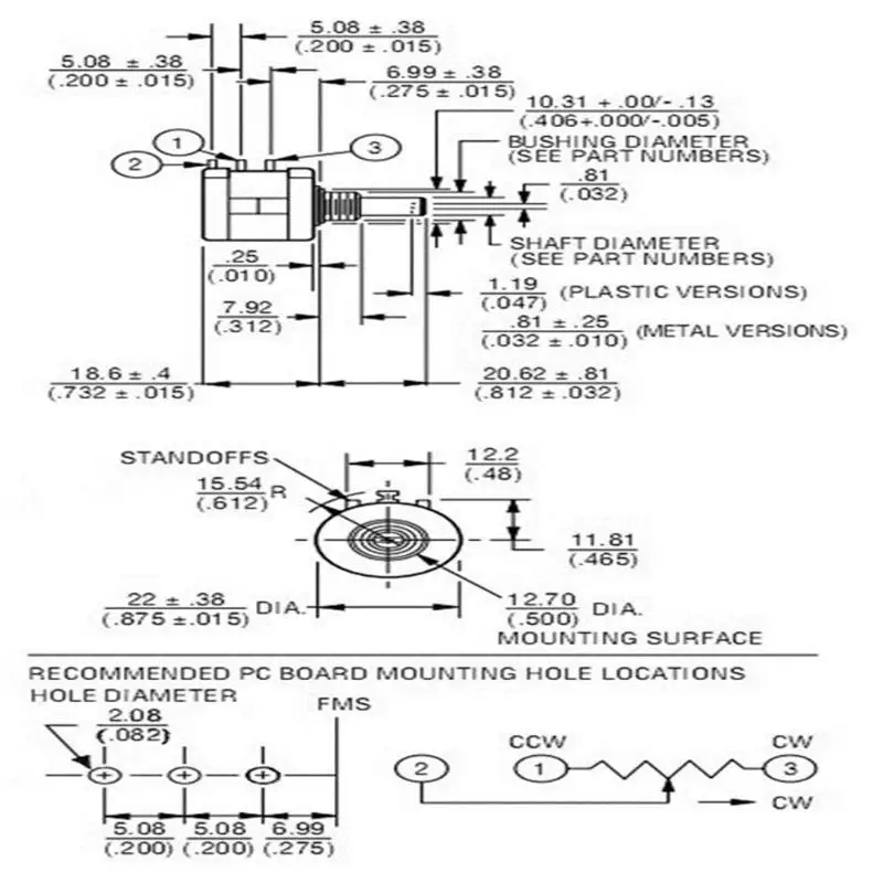 3590S 2 103L 10 K омовая точность потенциометр регулируемый изоляционный