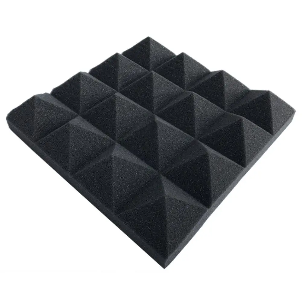 3D пирамидальные панели из акустической пены 25*25*5 см DIY настенная наклейка