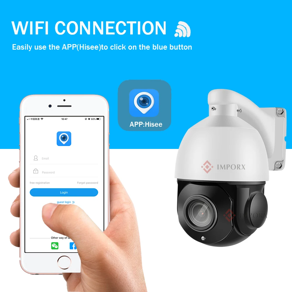 Супер HD 5MP POE CCTV камера безопасности Открытый Onvif 36X зум PTZ IP ночного видения IR