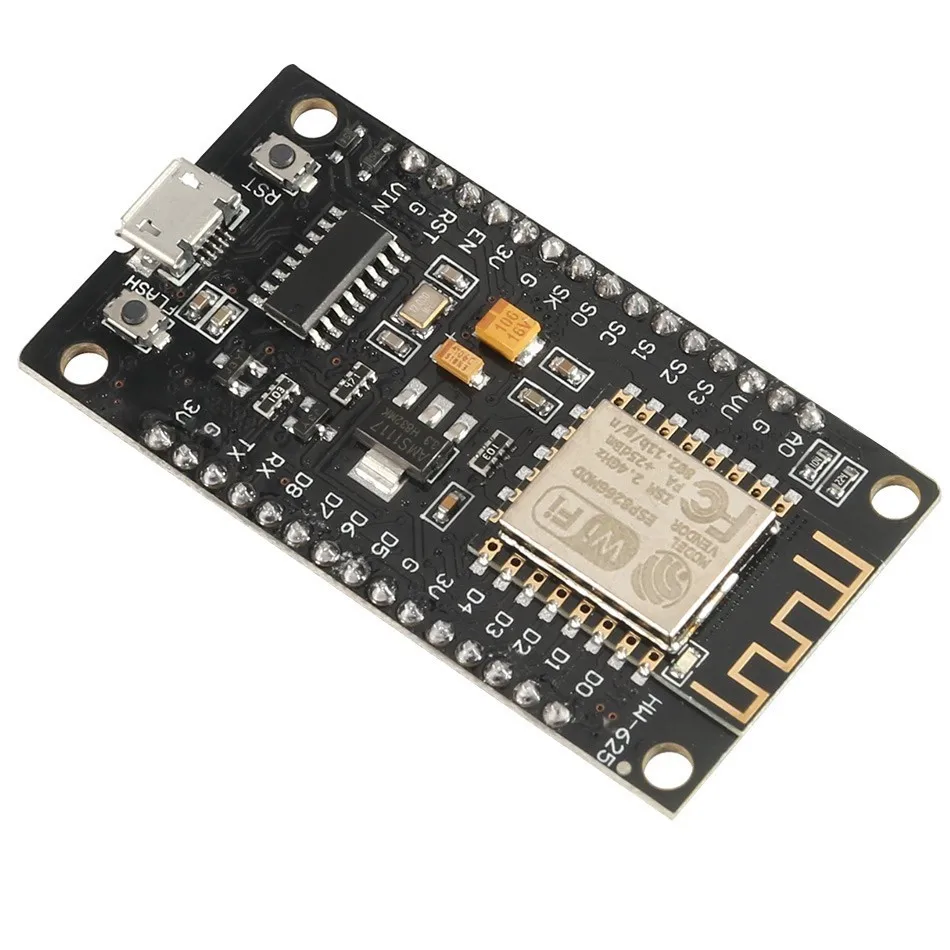 Беспроводной модуль NodeMcu v3 Lua WIFI Интернет вещей макетная плата ESP8266 с антенной pcb usb порт фонарик