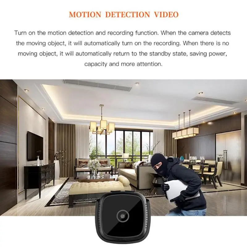 2019 Новый C9 HD Малый Камера обнаружения движения 1080 P Беспроводной WiFi Smart переносной