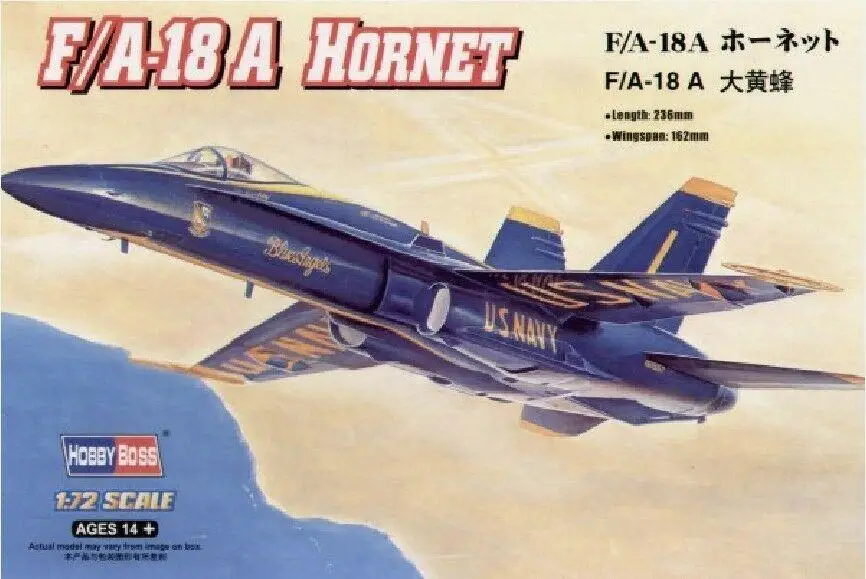 Hobbyboss 80268 1/72 F/A-18A Hornet Model Kit