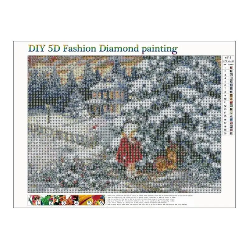 5D DIY полная дрель бриллиантовый рисунок Рождество Вышивка крестом мозаика | Дом и