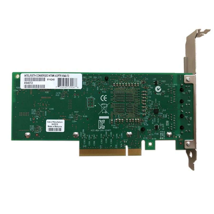 Двухпортовый Ethernet адаптер Eastforfuy RJ45 PCI E X8 10 ГБ|Сетевые шкафы| |