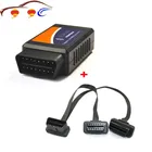 Супер Bluetooth Elm 327 OBD адаптер кабель экономия пакет ELM327 V2.1 считыватель кодов и OBD2 16-контактный удлинитель автомобильный диагностический инструмент