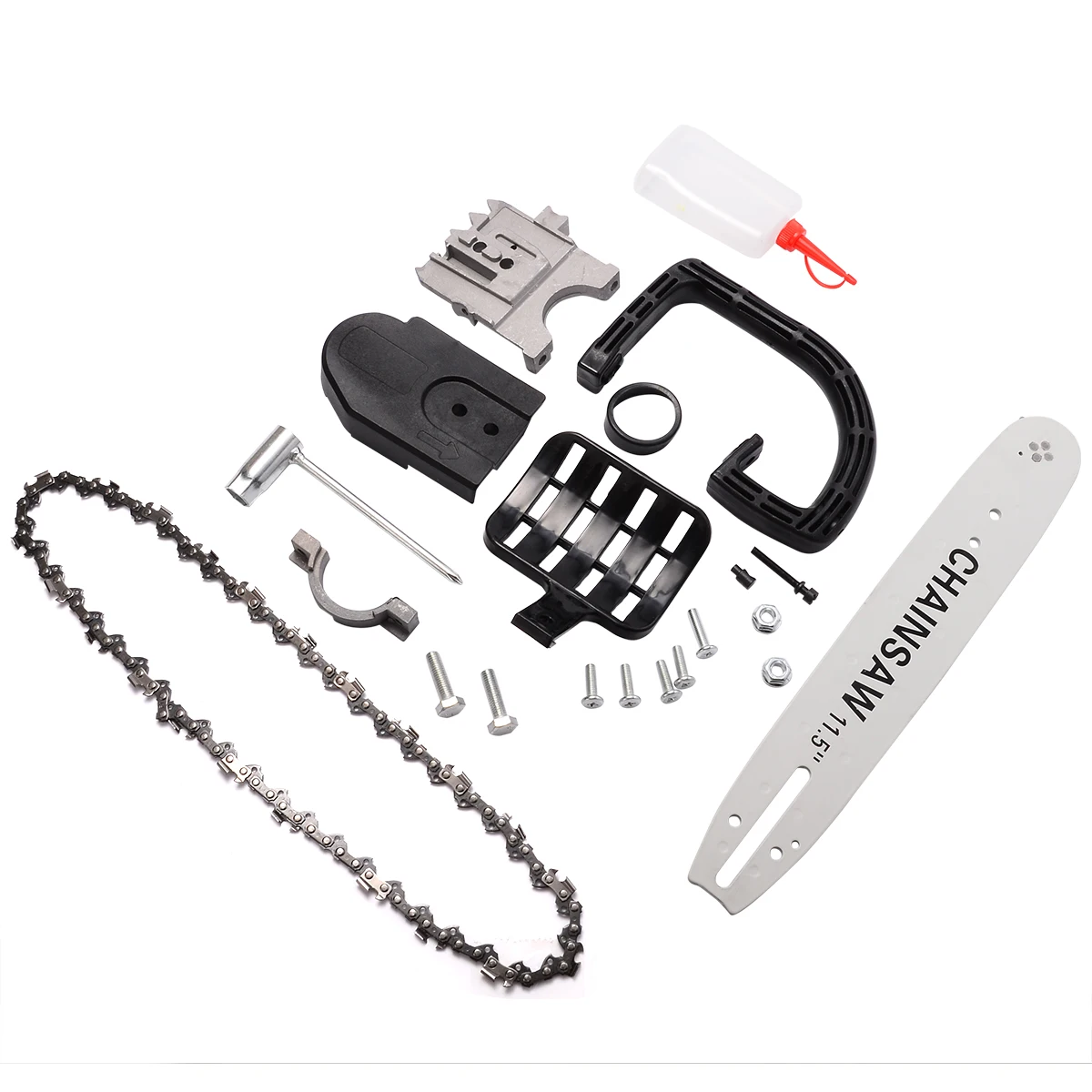 

Mayitr 11.5 Inch 1100W Multifunction Electric Angle Grinder Motor Chain Saw Bracket Set Woodworking Cut Garden Power Tools