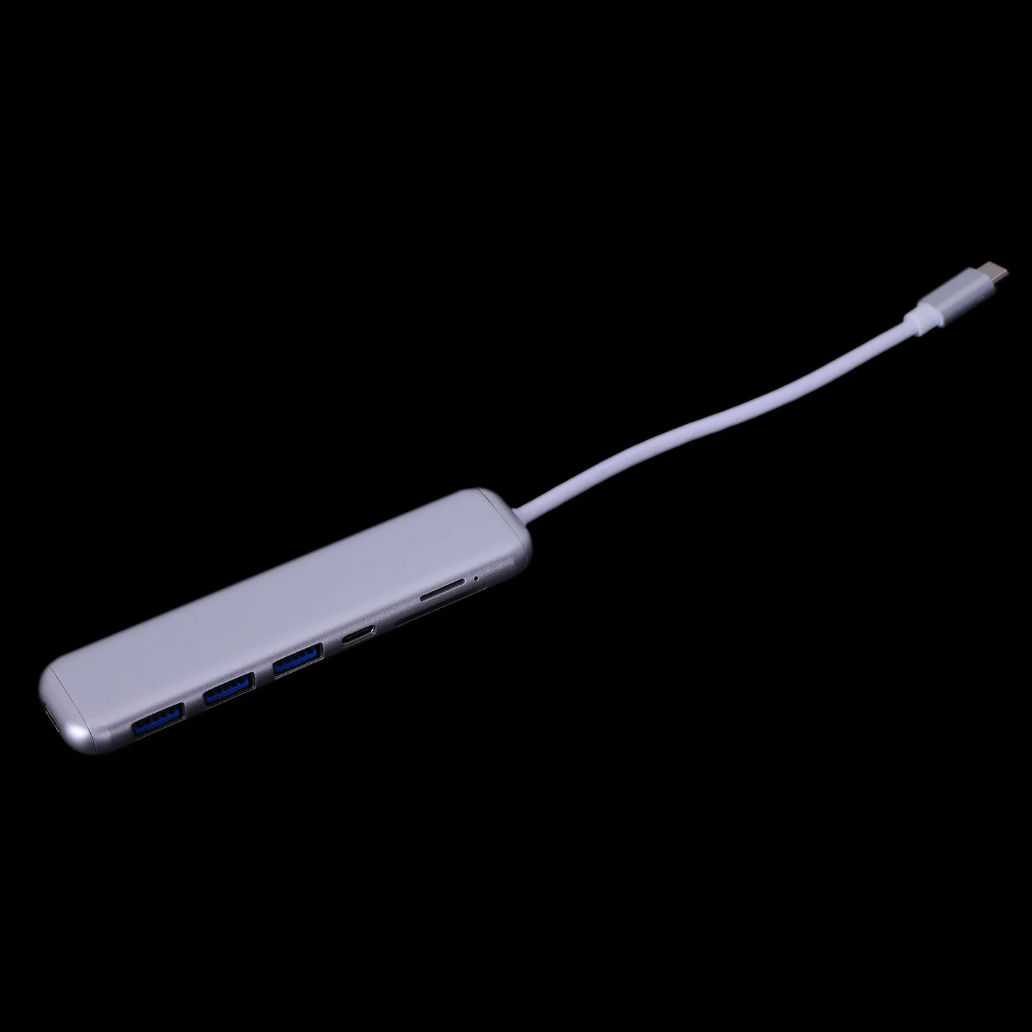 Портативный 7 в 1 Type C Usb 3 0 адаптер из алюминиевого сплава с Pd быстрым зарядным