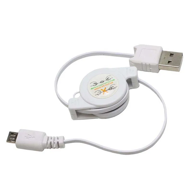 Выдвижной Кабель Micro USB для быстрой зарядки телефона Samsung HTC | Электроника