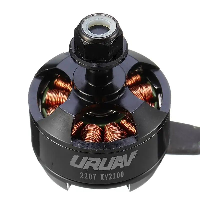 Новый продукт 4 шт. URUAV 2207 2100KV 2 S бесщеточный двигатель черный CW для