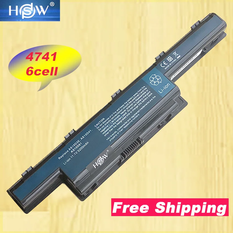 HSW AS10D3E AS10D41 AS10D51 батарея для Acer Aspire 5741 5741Z 5741ZG 5742 5742G 5742Z 5750G 7251 7551G 7552G