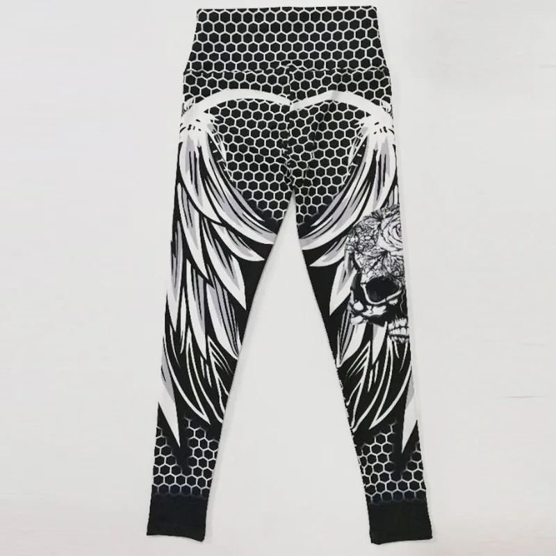 2019 Hot Honeycomb Printed Yoga Pants Women Push Up Sport Leggings Professional Running Leggins Sport Fitness Tights Trousers