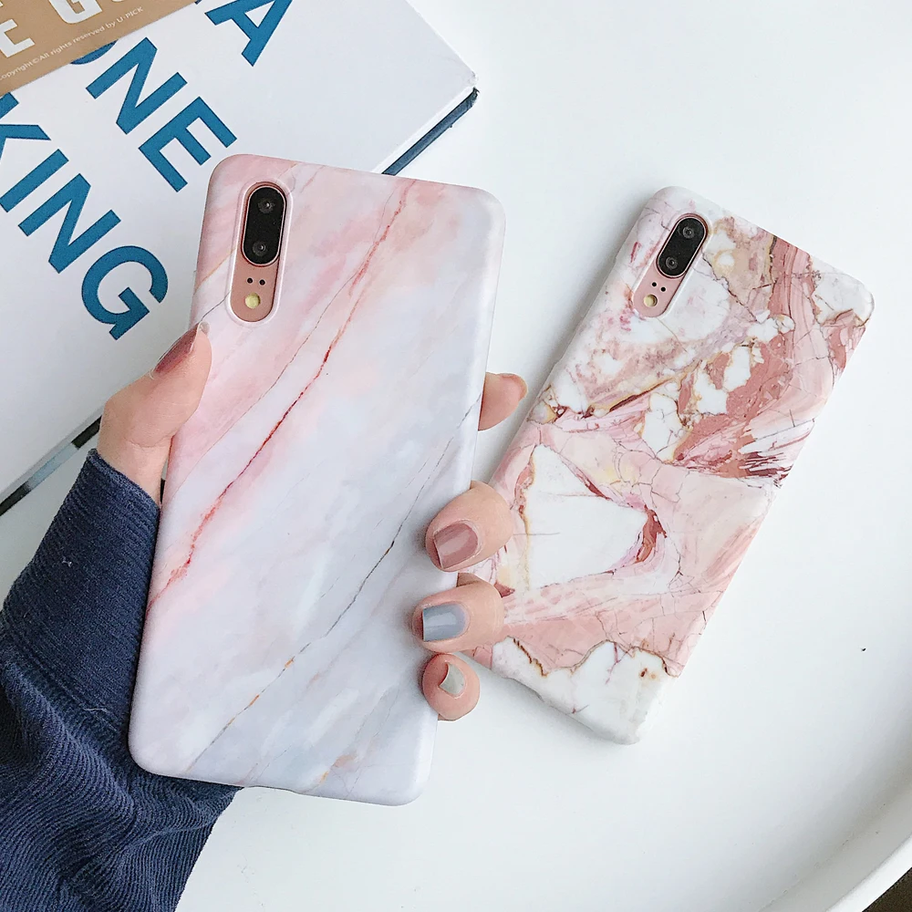 Классический Мраморный чехол LOVECOM для телефона Huawei P40 P30 P20 Mate 30 Pro Lite 20 мягкий IMD в