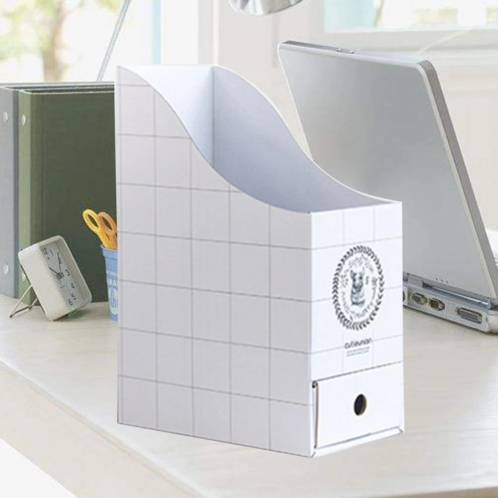 1 шт. Настольный Органайзер держатель для журнальных файлов картонная