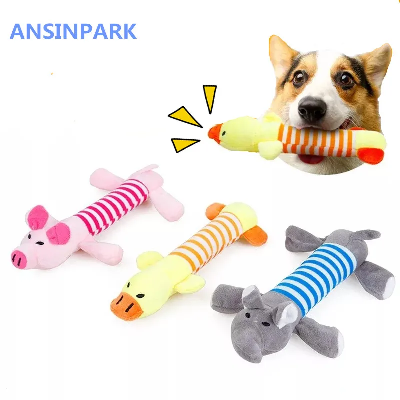 ANSINPARK собака Кот Прочный плюшевые игрушки собаки писклявым жевательная игрушка