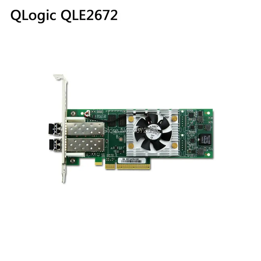 Адаптер QLE2672 с двумя портами 16 Гбит/с Qlogic 2672 fiber Channel to PCIe|Платы расширения| |