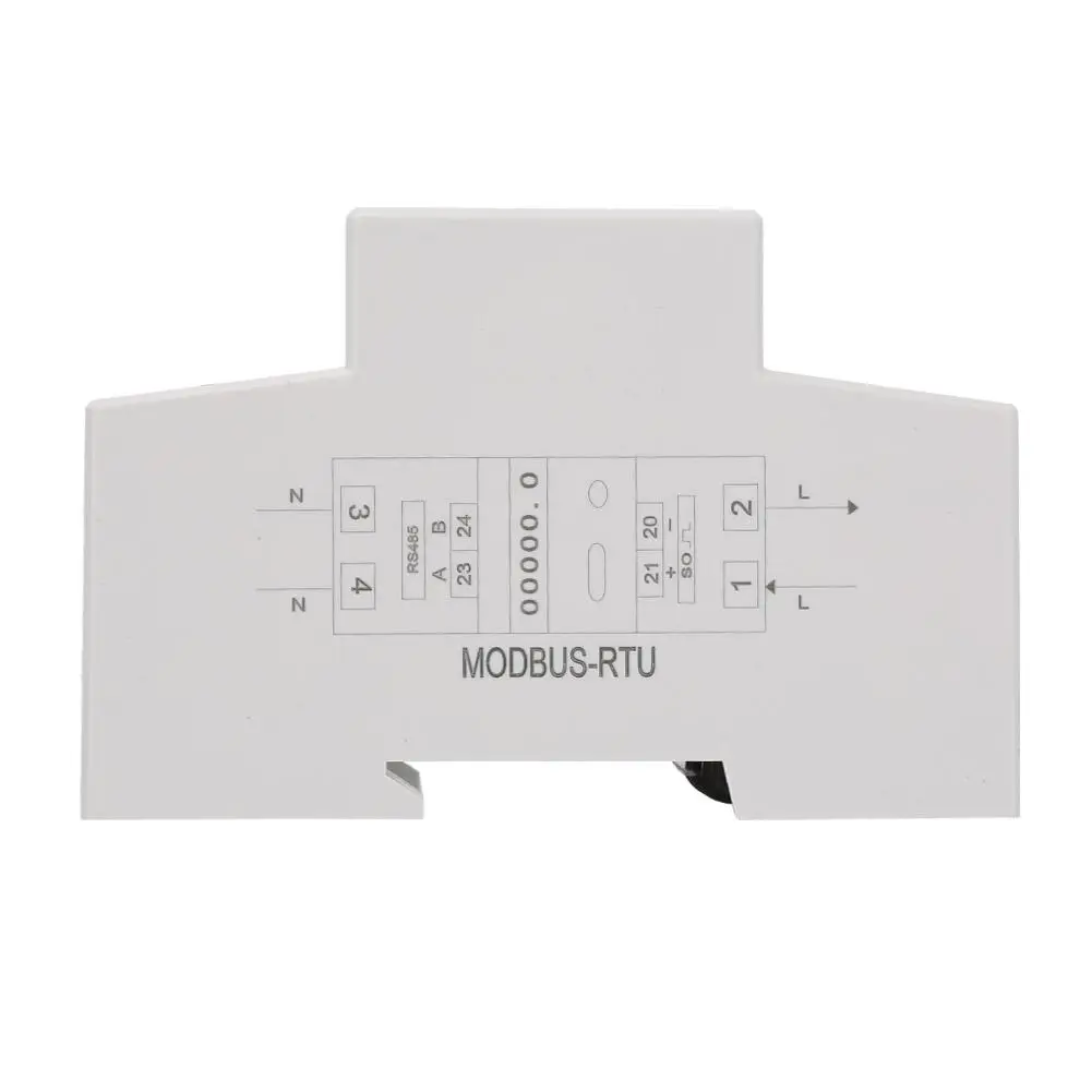 Single Phase 2P LCD Din Rail Electricity Power Consumption Wattmeter Energy Mete DDM35SD 15-60A High Quality | Инструменты