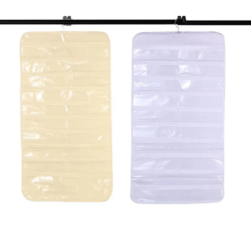 80 карманных прозрачных органайзеров для ювелирных изделий Подвесные карманы