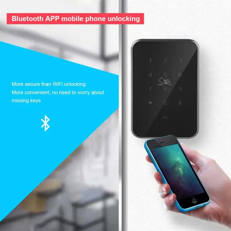 Интеллектуальный замок с управлением доступом приложение для смартфона Bluetooth