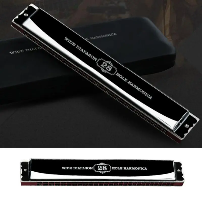 28-Hole C Complex Tone Stress Harmonica для начинающих детей самоисследование Advanced взрослых