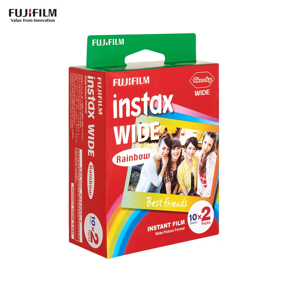 Широкоугольный фотоаппарат Fujifilm Instax 20 листов мгновенная фотобумага для WIDE300
