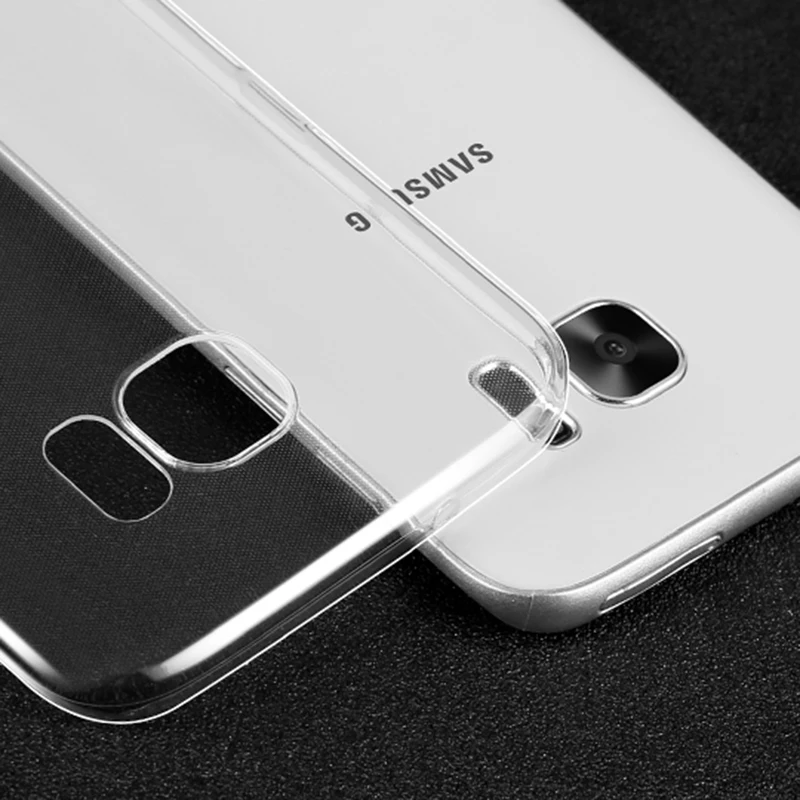 PUNQZY Прозрачный чехол для телефона SamSung Galaxy S7 край J1 2016 A6 2018 S8 S9 плюс мягкая TPU