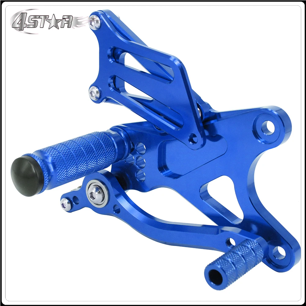 

Motorbike CNC Aluminum Adjustable Footpegs Foot Pegs Footrest Pedals Rests Rear Set For YAMAHA YZFR1 YZF R1 YZF-R1 2009-2014