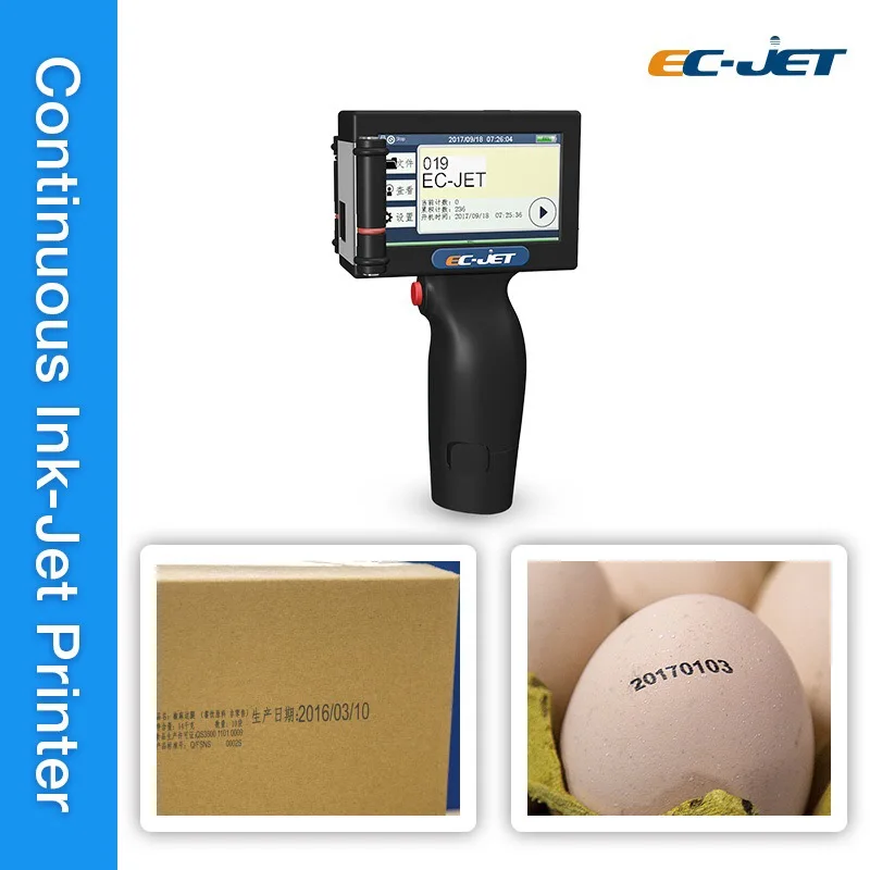 Легкий переносной ручной мини принтер для быстрой печати на пластиковых